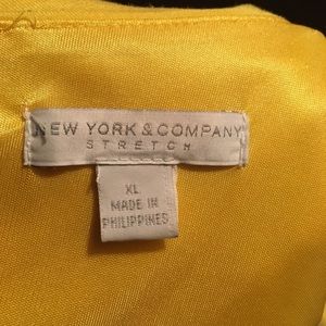 New York & Company Dresses - NWT! Vibrant Yellow One Shoulder Dress New York & Company Dresses - NWT! Vibrant Yellow One Shoulder Dress